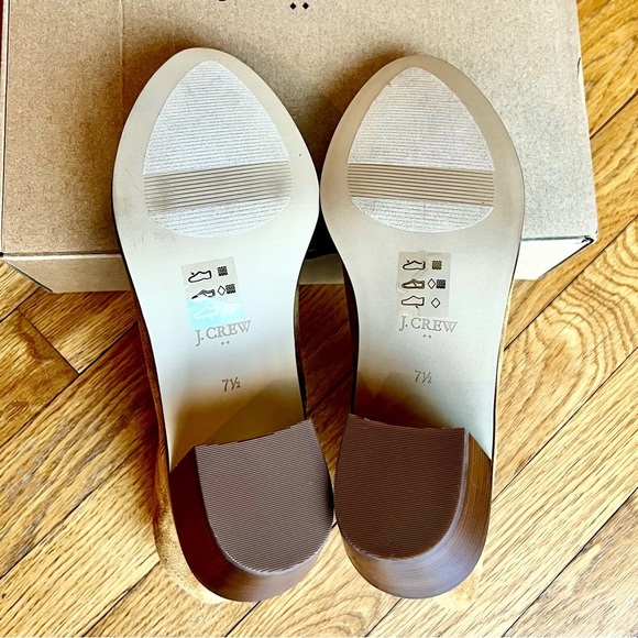 🎁 J. Crew Suede Tan Golden Brandy Western Ankle Boots NWT Size 7.5 - Picture 5 of 11